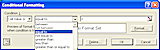 Conditional Formatting